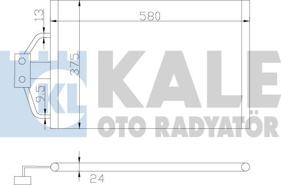 KALE OTO RADYATÖR 344320 - Condensatore, Climatizzatore autozon.pro