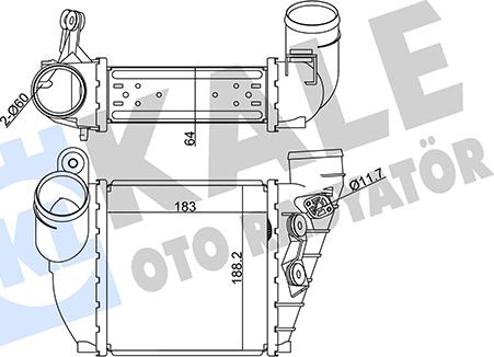 KALE OTO RADYATÖR 344790 - Intercooler autozon.pro
