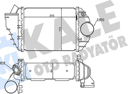 KALE OTO RADYATÖR 344730 - Intercooler autozon.pro