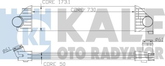 KALE OTO RADYATÖR 345035 - Intercooler autozon.pro