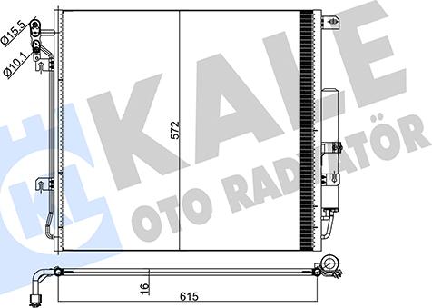 KALE OTO RADYATÖR 345245 - Condensatore, Climatizzatore autozon.pro