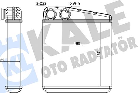 KALE OTO RADYATÖR 346405 - Scambiatore calore, Riscaldamento abitacolo autozon.pro