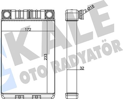 KALE OTO RADYATÖR 346625 - Scambiatore calore, Riscaldamento abitacolo autozon.pro