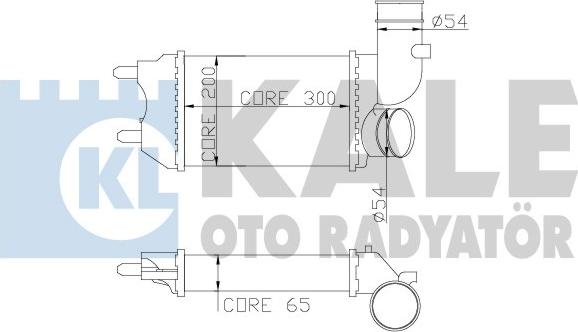 KALE OTO RADYATÖR 343500 - Intercooler autozon.pro