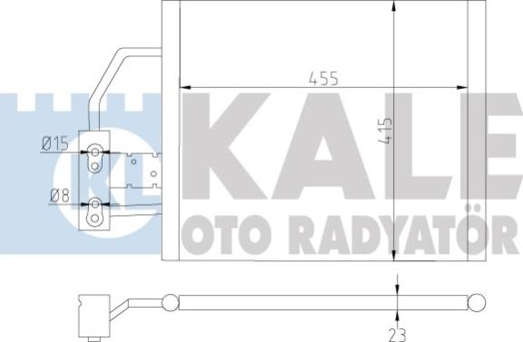 KALE OTO RADYATÖR 343055 - Condensatore, Climatizzatore autozon.pro