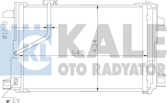 KALE OTO RADYATÖR 343030 - Condensatore, Climatizzatore autozon.pro