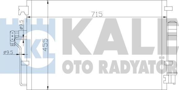 KALE OTO RADYATÖR 343025 - Condensatore, Climatizzatore autozon.pro