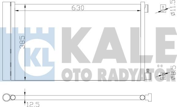 KALE OTO RADYATÖR 342905 - Condensatore, Climatizzatore autozon.pro