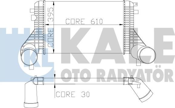 KALE OTO RADYATÖR 342900 - Intercooler autozon.pro