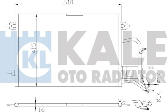 KALE OTO RADYATÖR 342935 - Condensatore, Climatizzatore autozon.pro