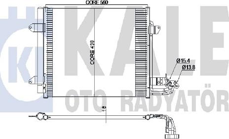 KALE OTO RADYATÖR 342485 - Condensatore, Climatizzatore autozon.pro