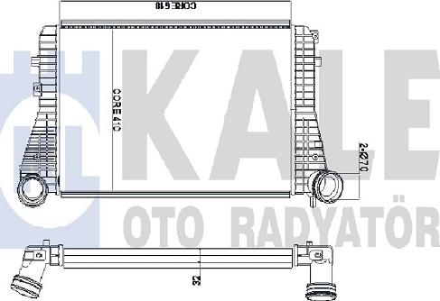 KALE OTO RADYATÖR 342100 - Intercooler autozon.pro