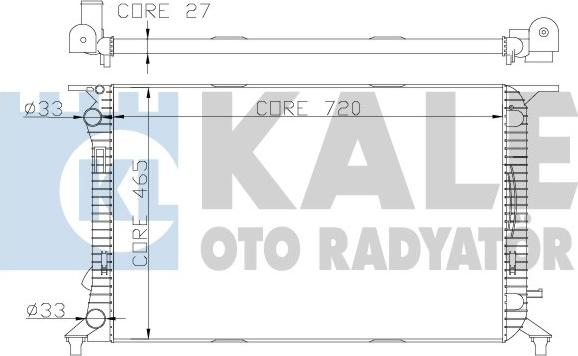 KALE OTO RADYATÖR 342340 - Radiatore, Raffreddamento motore autozon.pro