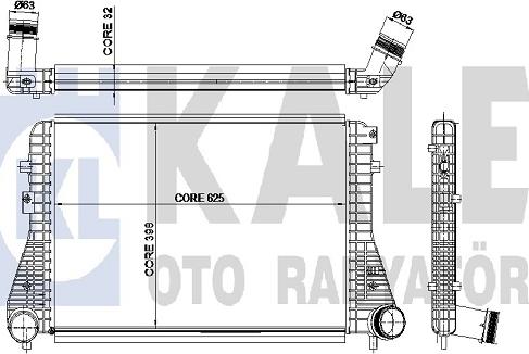 KALE OTO RADYATÖR 342380 - Intercooler autozon.pro