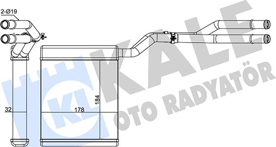 KALE OTO RADYATÖR 347375 - Scambiatore calore, Riscaldamento abitacolo autozon.pro