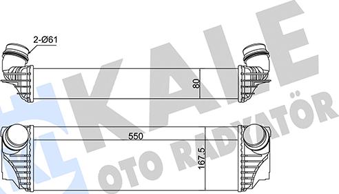 KALE OTO RADYATÖR 359110 - Intercooler autozon.pro