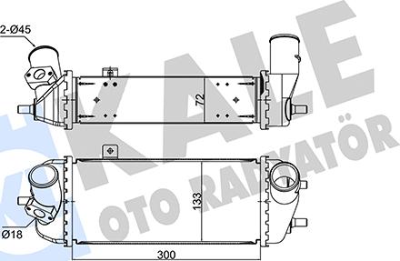 KALE OTO RADYATÖR 354135 - Intercooler autozon.pro