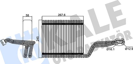 KALE OTO RADYATÖR 354130 - Evaporatore, Climatizzatore autozon.pro