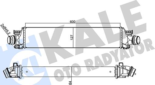 KALE OTO RADYATÖR 355940 - Intercooler autozon.pro