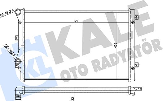 KALE OTO RADYATÖR 356985 - Radiatore, Raffreddamento motore autozon.pro