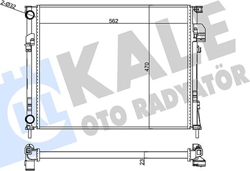 KALE OTO RADYATÖR 356890 - Radiatore, Raffreddamento motore autozon.pro