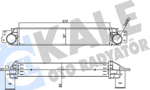 KALE OTO RADYATÖR 356235 - Intercooler autozon.pro