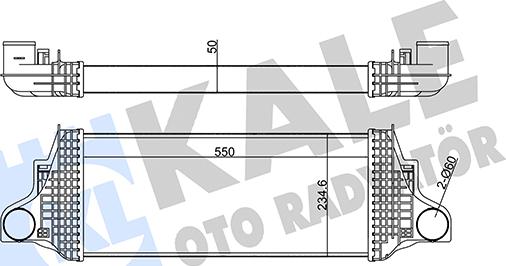 KALE OTO RADYATÖR 350910 - Intercooler autozon.pro