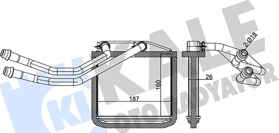 KALE OTO RADYATÖR 350515 - Scambiatore calore, Riscaldamento abitacolo autozon.pro