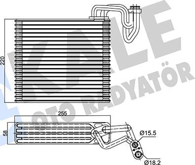 KALE OTO RADYATÖR 350020 - Evaporatore, Climatizzatore autozon.pro