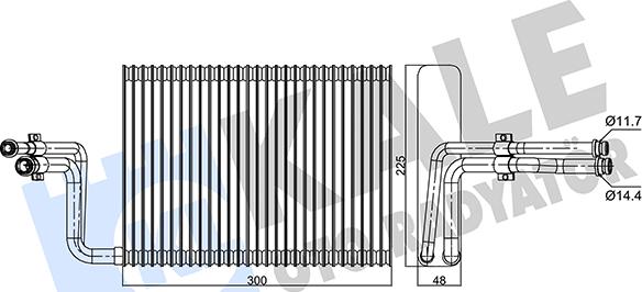 KALE OTO RADYATÖR 350110 - Evaporatore, Climatizzatore autozon.pro