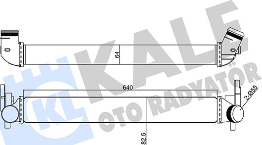 KALE OTO RADYATÖR 350870 - Intercooler autozon.pro