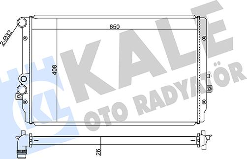 KALE OTO RADYATÖR 351905 - Radiatore, Raffreddamento motore autozon.pro