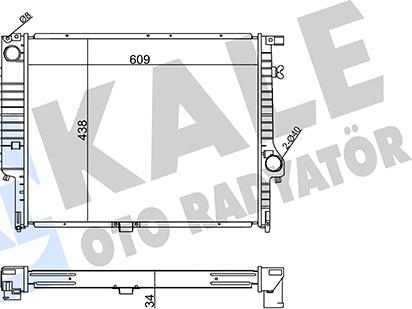 KALE OTO RADYATÖR 351930 - Radiatore, Raffreddamento motore autozon.pro