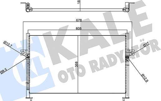 KALE OTO RADYATÖR 358455 - Condensatore, Climatizzatore autozon.pro