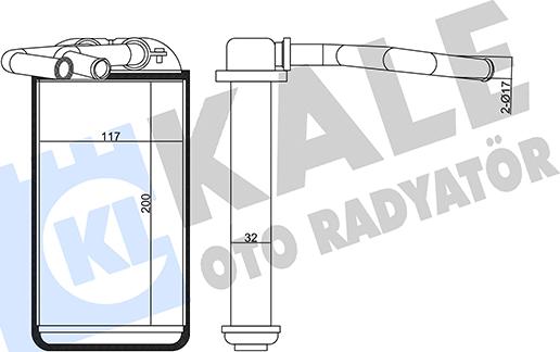 KALE OTO RADYATÖR 358645 - Scambiatore calore, Riscaldamento abitacolo autozon.pro