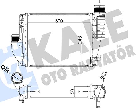 KALE OTO RADYATÖR 358705 - Intercooler autozon.pro