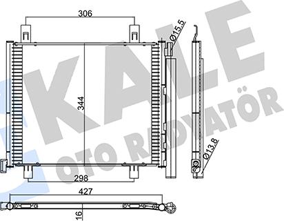 KALE OTO RADYATÖR 353080 - Condensatore, Climatizzatore autozon.pro