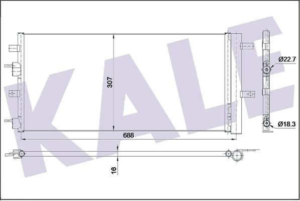 KALE OTO RADYATÖR 353160 - Condensatore, Climatizzatore autozon.pro