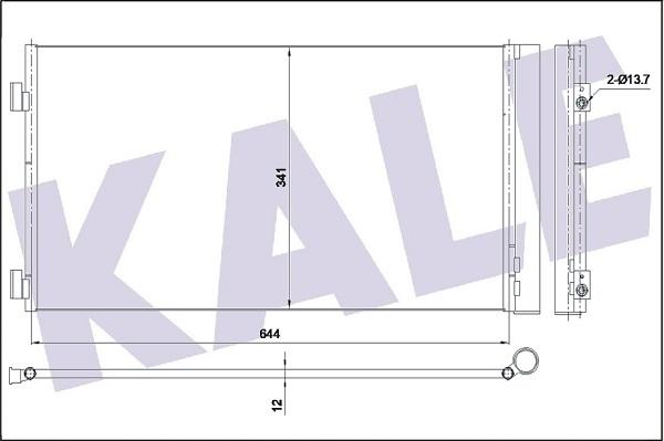 KALE OTO RADYATÖR 353170 - Condensatore, Climatizzatore autozon.pro