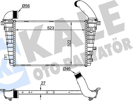 KALE OTO RADYATÖR 352465 - Intercooler autozon.pro