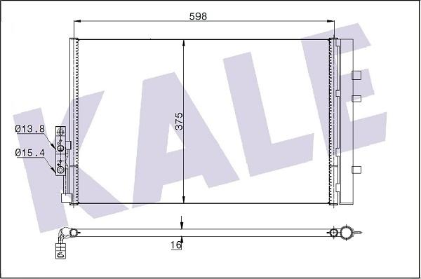 KALE OTO RADYATÖR 352610 - Condensatore, Climatizzatore autozon.pro