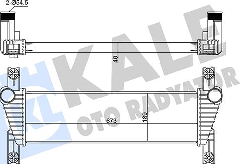 KALE OTO RADYATÖR 352325 - Intercooler autozon.pro