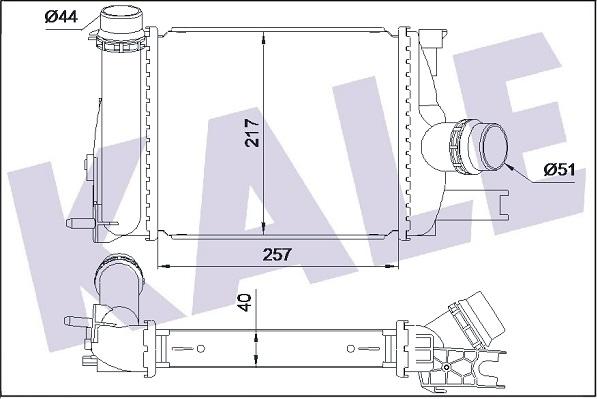 KALE OTO RADYATÖR 352255 - Intercooler autozon.pro