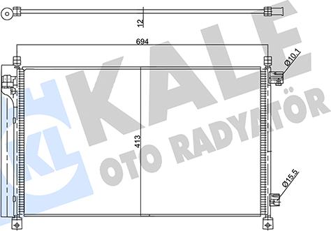 KALE OTO RADYATÖR 357890 - Condensatore, Climatizzatore autozon.pro