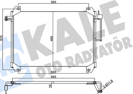 KALE OTO RADYATÖR 357865 - Condensatore, Climatizzatore autozon.pro