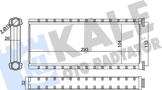 KALE OTO RADYATÖR 357335 - Scambiatore calore, Riscaldamento abitacolo autozon.pro