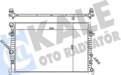 KALE OTO RADYATÖR 357265 - Radiatore, Raffreddamento motore autozon.pro