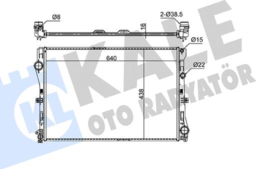 KALE OTO RADYATÖR 362745 - Radiatore, Raffreddamento motore autozon.pro
