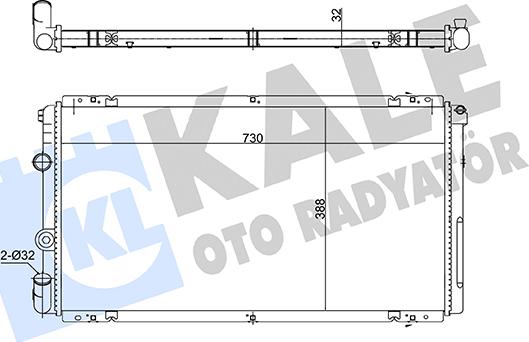 KALE OTO RADYATÖR 362735 - Radiatore, Raffreddamento motore autozon.pro