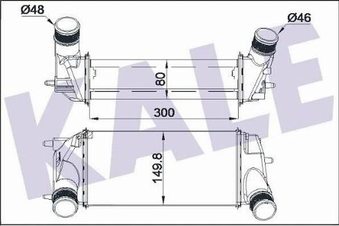 KALE OTO RADYATÖR 309100 - Intercooler autozon.pro